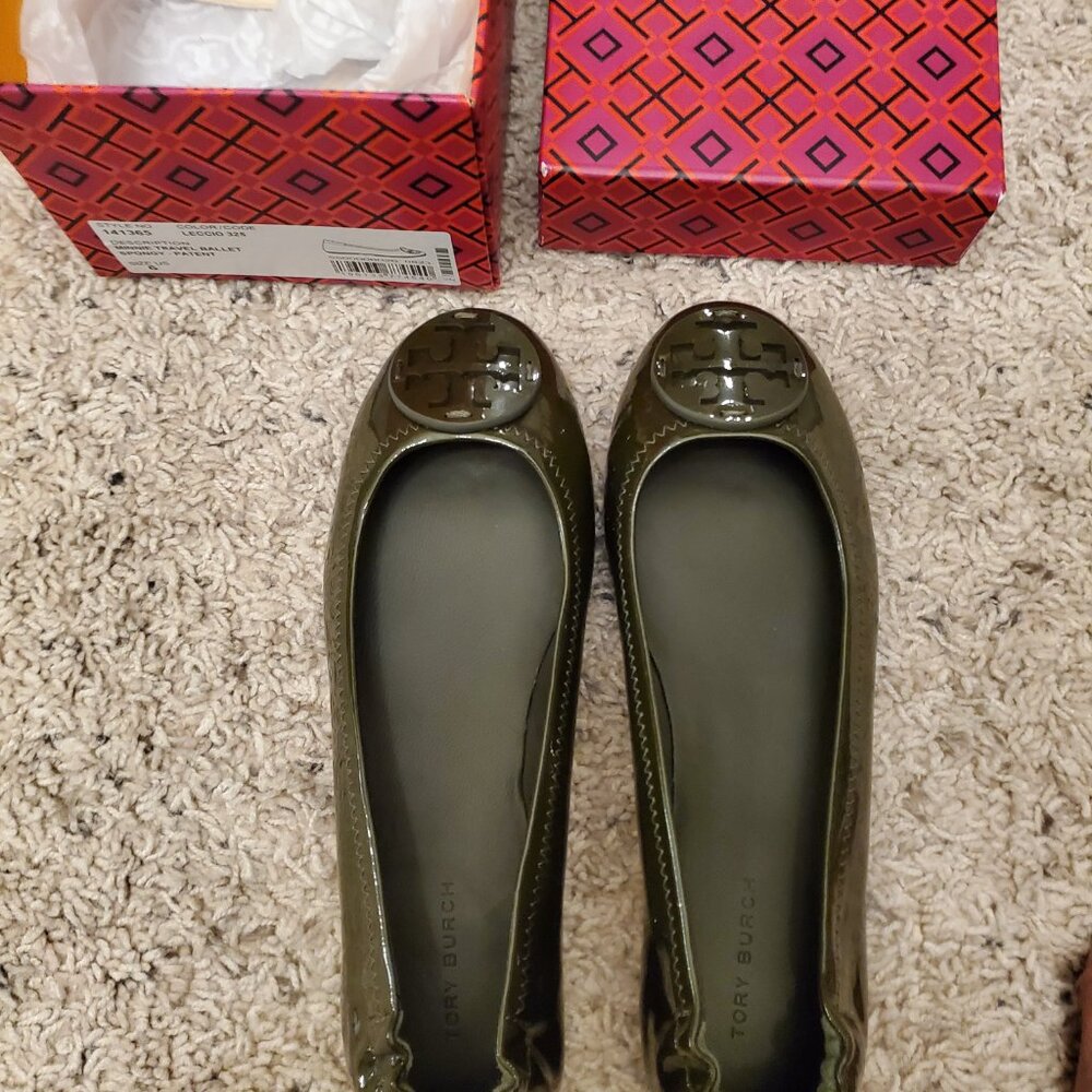 NWT- Tory Burch Minnie Travel Ballet